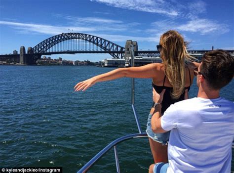 gaz beadle gushes over charlotte crosby on romantic sydney break daily mail online