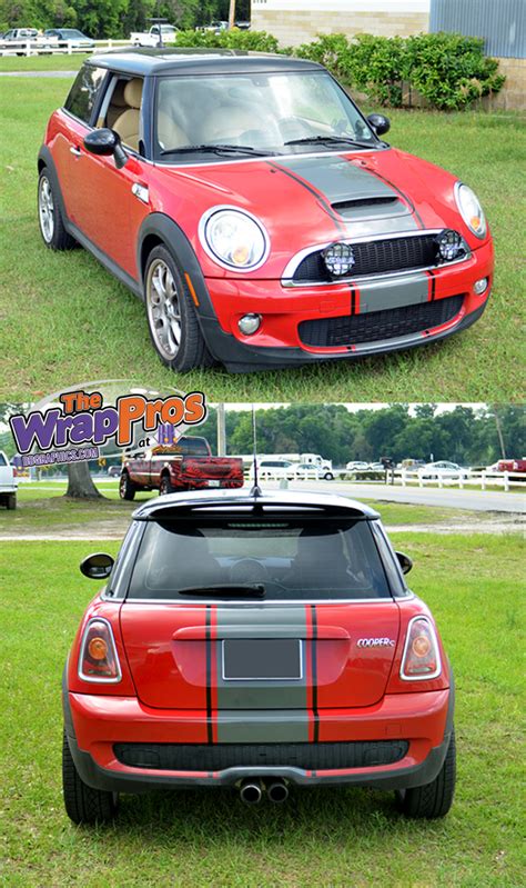 Mini Cooper Stripes Bb Graphics And The Wrap Pros