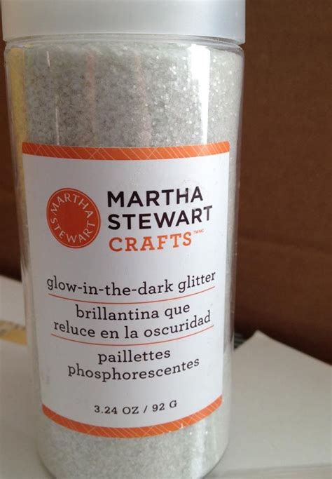 Product Review Martha Stewart Glow In The Dark Glitter Glitter