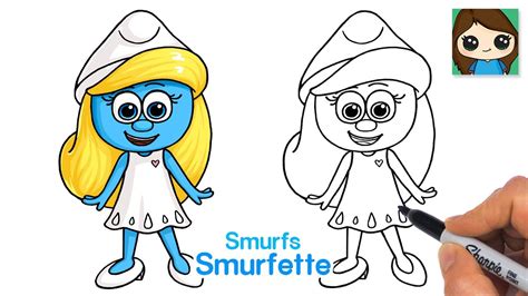 Learn How To Draw Smurfette The Smurfs Youtube