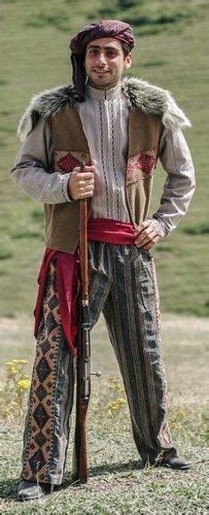 Traditional Armenian Costume From The Region Of Mu To The West Of