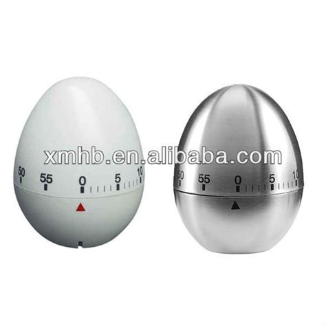 Egg Shape Stainless Steel Mechanical Kitchen Timer Kitchen Timers