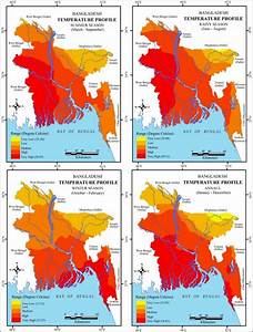 1 2 Average Temperature Profile Of Bangladesh Download Scientific