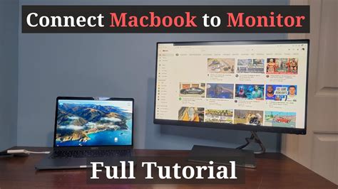 How To Connect A Macbook Pro To A Monitor Full Tutorial With All