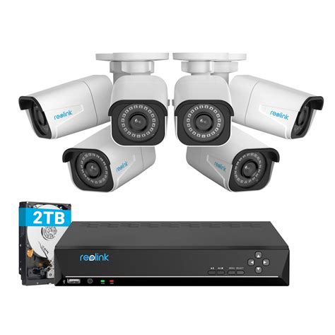 Reolink 4k Security Camera System Nvr Recorder With 2tb Hdd For 24 7