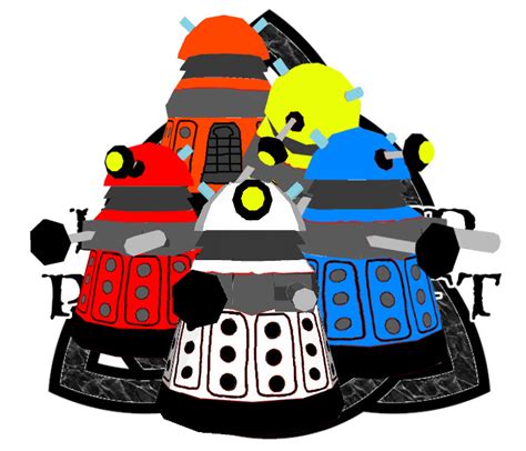 Doctor Who Chibi Dalek Papercraft 5 Colors By Hellswordpapercraft On
