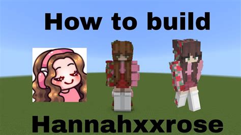 How To Build Hannahxxrose In Minecraft YouTube