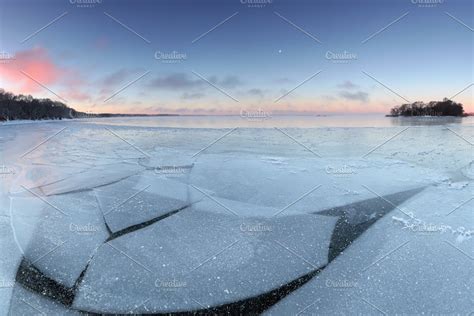 Frozen River Stock Photo Containing Ice And Lake High Quality Nature