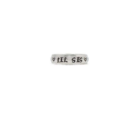 Lil Sis Ring Name Ring Stainless Ring Stainless Steel Ring Etsy