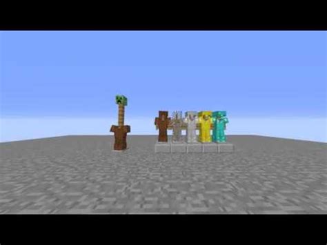 Minecraft armor stand with arms. How to give armor stands arms + necks WITHOUT commands ...