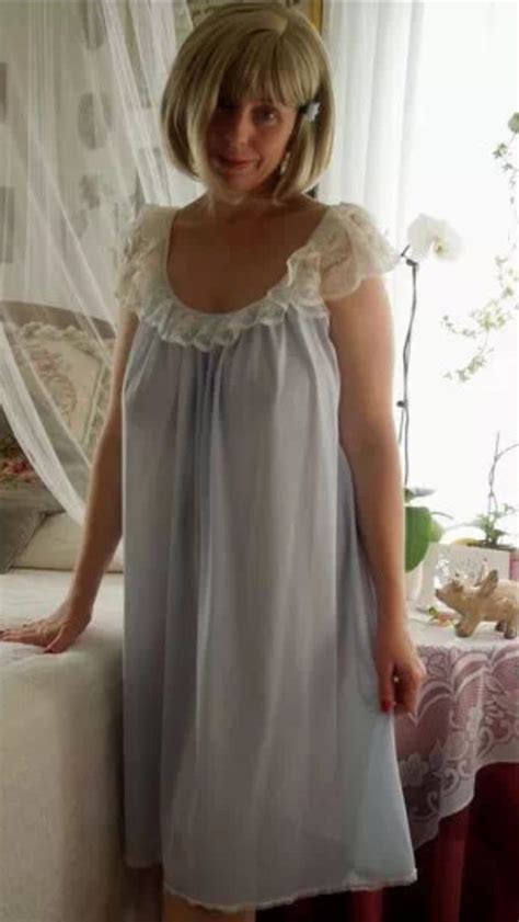 My Darling Son Has A Nightgown Like Mine Only In Pink Night Gown