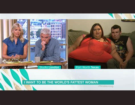 Monica Told This Morning She Wants To Be The Worlds Fattest Woman 50