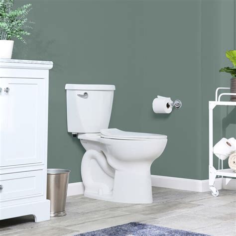 American Standard Cadet 3 White Elongated Chair Height 2 Piece Toilet