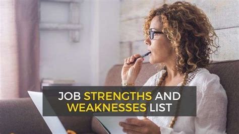 Work Strengths And Weaknesses List 25 Examples Career Sidekick
