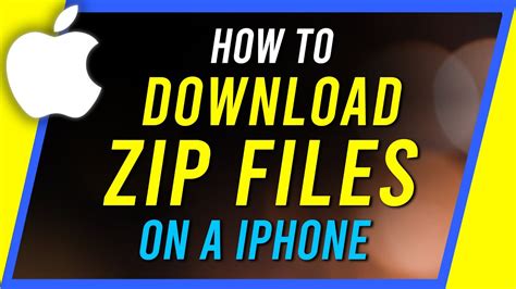 How To Open A Zip File On An Iphone Youtube