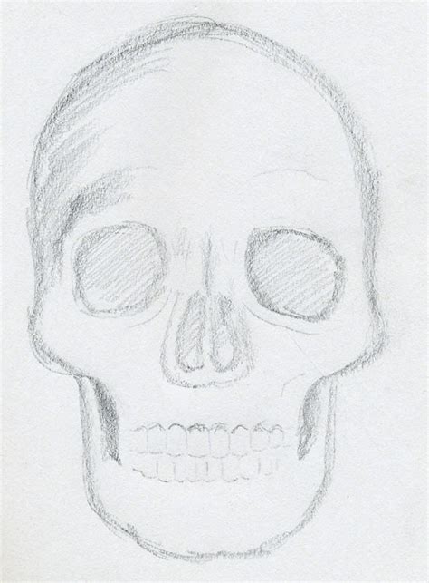 How To Draw A Cool Skull Step By Step
