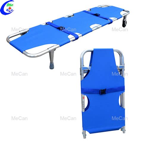 High Quality Aluminum Alloy Folding Stretcher With Wheels China