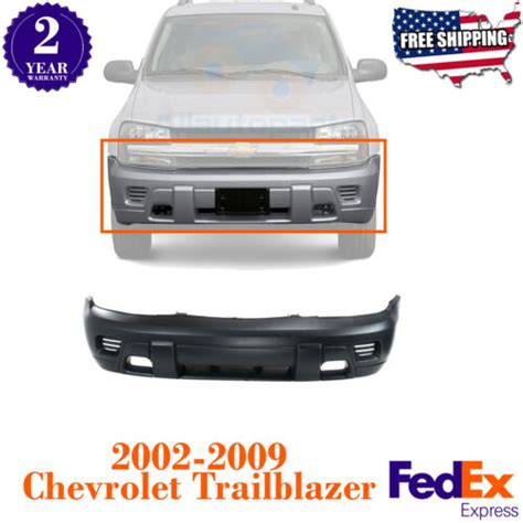 Front Bumper Cover Primed For 2002 2009 Chevy Trailblazer Ebay