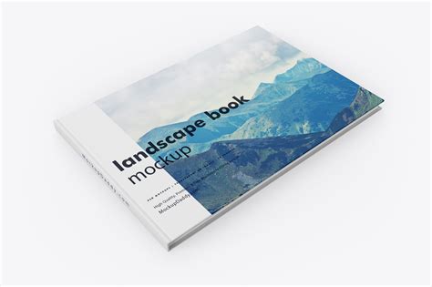 Landscape Book Mockup Psd Free Download Free Template Ppt Premium