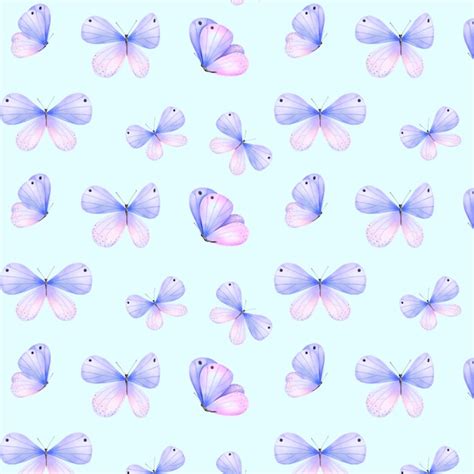 Ilustración De Patrón De Mariposa En Acuarela Vector Gratis