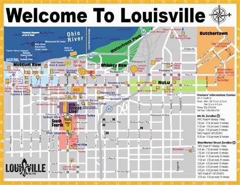 Map Of Louisville Ky Official Travel