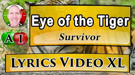 Eye Of The Tiger Lyrics Survivor Learn English With Songs