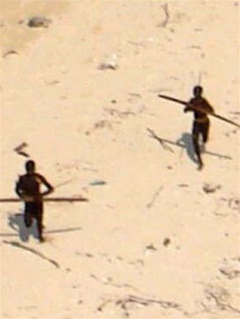 North Sentinel Tribe Police Face Off With Sentinelese Tribe As They