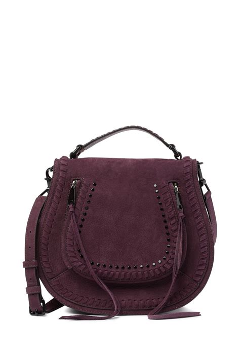 Vanity Leather Saddle Bag by Rebecca Minkoff on @HauteLook | Leather saddle bags, Saddle bags, Bags