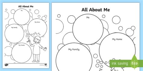 All About Me Transition Worksheet Teacher Made