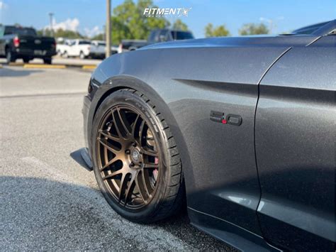 Ford Mustang GT With X Forgestar F And Nitto X On Lowering Springs