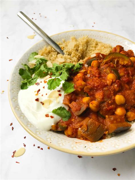Easy Moroccan Chickpea Stew With Vegetables I Georgie Eats