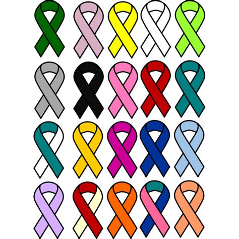 Cancer Ribbons Free Svg