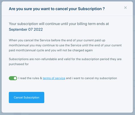 How To Cancel Your Subscription