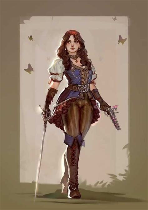 Nice But Not Overly Sexualized Female Dandd Character Art Dump