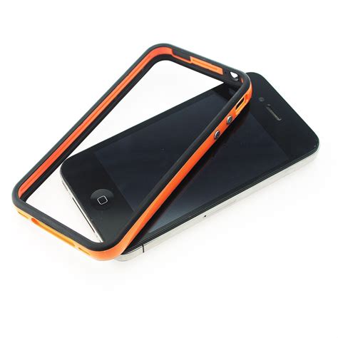 Dual Colour Bumper Frame W Built In Buttons Silicone Case Cover For