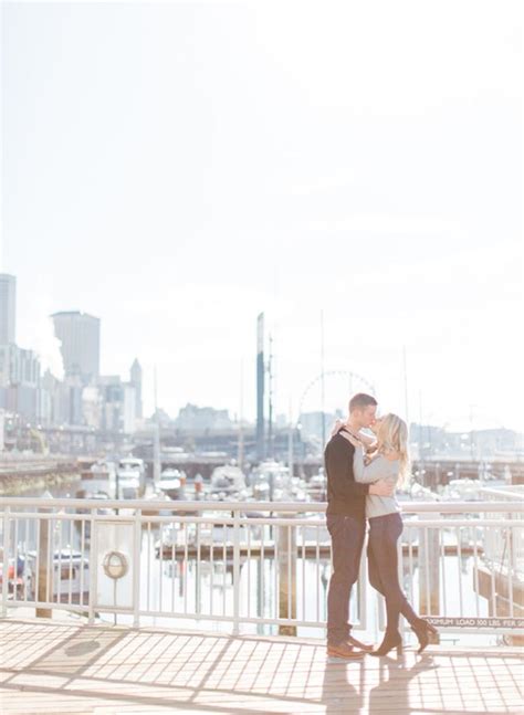 Downtown Seattle Engagement Photos Inspired By This Seattle Engagement Photos Engagement