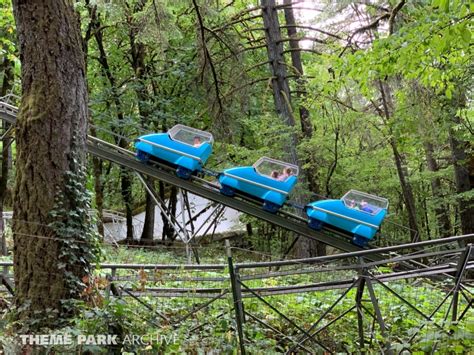 Ice Mountain Bobsled Roller Coaster At Enchanted Forest Theme Park