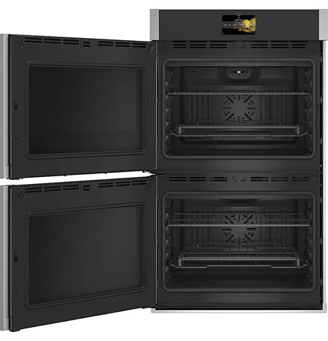 Ge Profile 30 Built In Double Electric Convection Wall Oven With Left