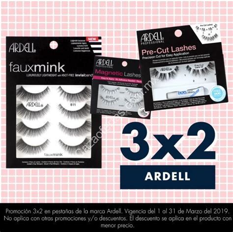 En Sally Beauty 3×2 en pestañas Ardell