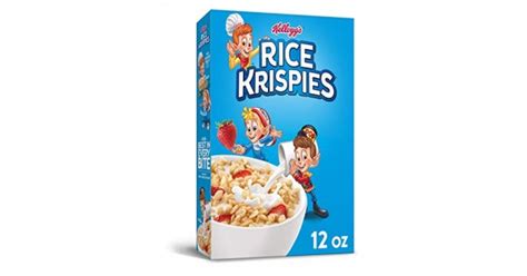 Kelloggs Rice Krispies Breakfast Cereal 12oz Box
