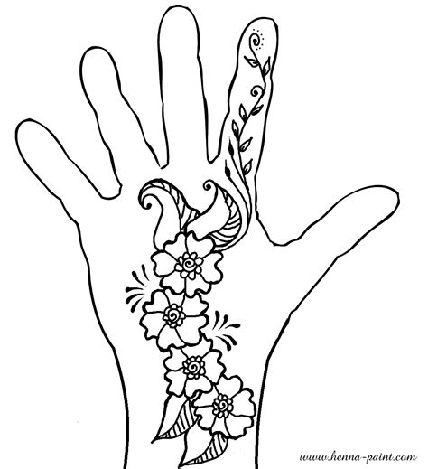Henna Hand Voet Hand Henna Henna Henna Designs