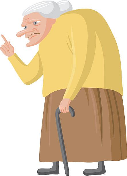 Grumpy Old Woman Illustrations Royalty Free Vector Graphics And Clip Art