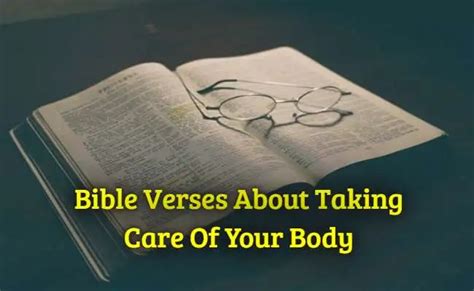 Best 70bible Verses About Taking Care Of Your Body Kjv Scripture