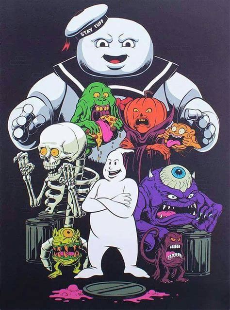 Ghostbusters Horror Movie Art Cartoon Artwork Ghostbusters