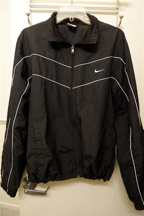 Nike Vintage 90s Nike Black Windbreaker Jacket Grailed
