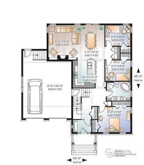 1st Level 3 Bedroom American With Bonus Space And Double Garage