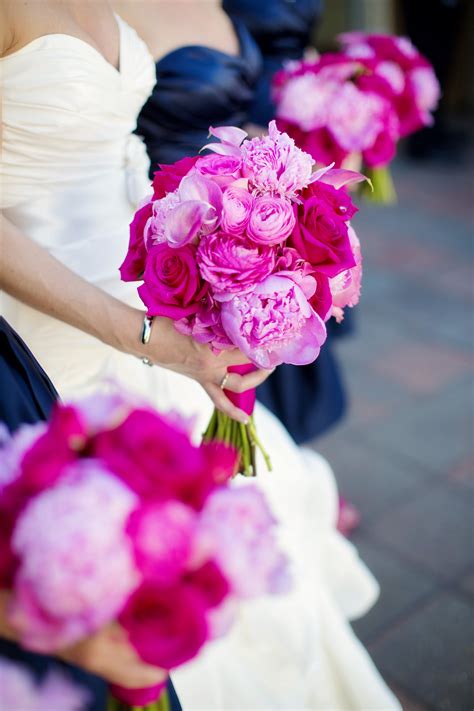 Pink Wedding Flowers Bridal Bouquet Bright Pink Bridal Bouquet Pink