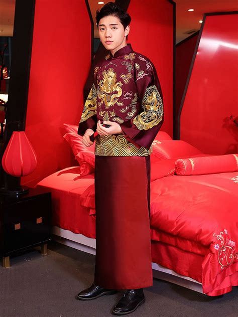 Traditional Clothing Chinese Wedding Dress Male Fashion Hanfu