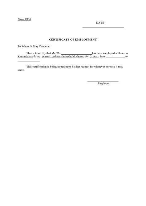 Employment certificate template for visa fresh sample to, 7 employment certification sample nurse resumed, sample letter requesting certificate of employment, employment certificate reference for job verification letter, employee clearance letter samples word excel templates. Job Certification Letter Sample Collection | Letter Template Collection
