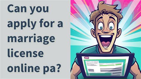 can you apply for a marriage license online pa youtube